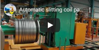 Automatic slitting coil packing line for steel coil